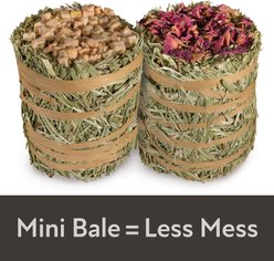 Kaytee Mini Hay Bales Apple & Rose Small Pet Hay, 7-oz bag, 2 count slide 2 of 9
