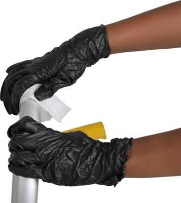 Show full view: FifthPulse Vinyl Exam Gloves, Black, Small, 200 count slide 6 of 10