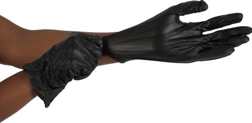 Show full view: FifthPulse Vinyl Exam Gloves, Black, Small, 200 count slide 7 of 10