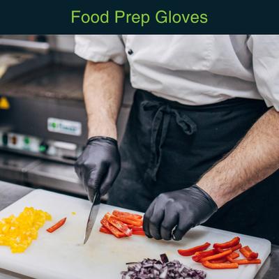 Show full view: FifthPulse Vinyl Exam Gloves, Black, Small, 200 count slide 9 of 10