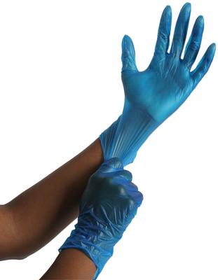 Show full view: FifthPulse Vinyl Exam Gloves, Blue, Large, 200 count slide 7 of 10