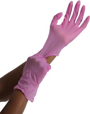 Show full view: FifthPulse Vinyl Exam Gloves, Pink, Small, 200 count slide 4 of 10