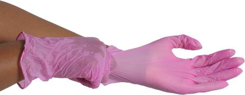 Show full view: FifthPulse Vinyl Exam Gloves, Pink, Small, 200 count slide 5 of 10