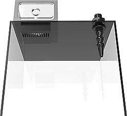 Fiji Cube External Overflow Rimless Glass Tank, 11-gal slide 2 of 4