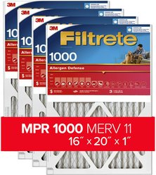 Filtrete Allergen Defense 1000 MPR Air Filter, 4 count, 16 x 20 inches slide 1 of 3