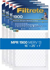 Filtrete High Performance 1900 MPR Air Filter, 4 count, 16 x 25 inches
