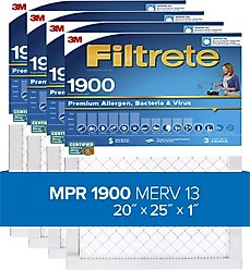 Filtrete High Performance 1900 MPR Air Filter, 4 count, 20 x 25 inches slide 1 of 7