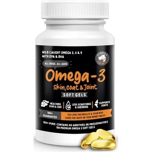 Finest for Pets Omegeffect Premium Omega-3 Soft Gels Dog Supplement, 180 count