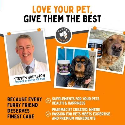 Show full view: Finest for Pets Omegeffect Premium Omega-3 Soft Gels Dog Supplement, 180 count slide 8 of 11