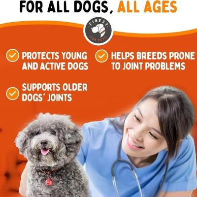 Show full view: Finest for Pets Rejenease All Natural Hip & Joint Dog Supplement, 32-fl oz bottle slide 4 of 11