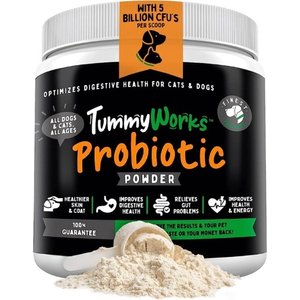 Finest for Pets TummyWorks Probiotics & Digestive Dog & Cat Supplement, 160 scoops
