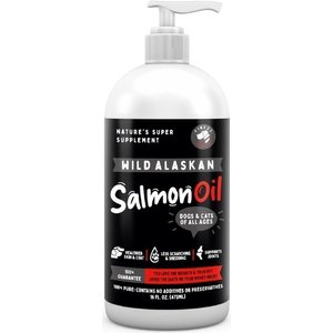 Finest for Pets Wild Alaskan Salmon Oil Dog & Cat Supplement, 16-fl oz bottle