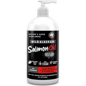 Finest for Pets Wild Alaskan Salmon Oil Dog & Cat Supplement, 32-fl oz bottle