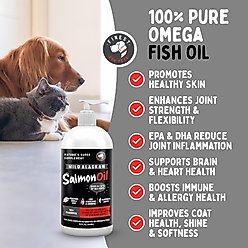 Finest for Pets Wild Alaskan Salmon Oil Dog & Cat Supplement, 32-fl oz bottle slide 2 of 8