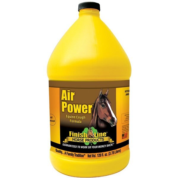 Finish Line Air Power Cough Relief Respiratory Liquid Horse Supplement