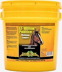 Finish Line EZ-Willow Sore Muscle & Joint Pain Relief Horse Poultice, 23-lb tub