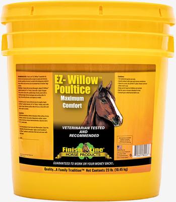 Show full view: Finish Line EZ-Willow Sore Muscle & Joint Pain Relief Horse Poultice, 23-lb tub slide 1 of 1