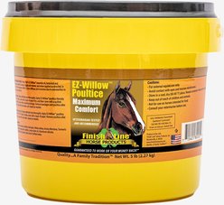 Finish Line EZ-Willow Sore Muscle & Joint Pain Relief Horse Poultice, 5-lb tub