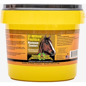 Finish Line EZ-Willow Sore Muscle & Joint Pain Relief Horse Poultice, 5-lb tub
