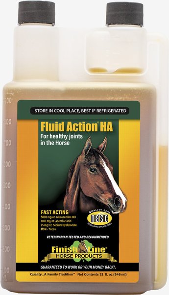 Finish Line Fluid Action HA liquid Horse Supplement