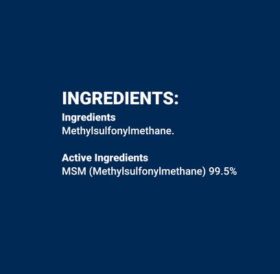 Show full view: Finish Line MSM Joint Support Powder Horse Supplement, 1-lb tub slide 3 of 5