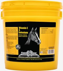 Finish Line Vitamin E & Selenium Horse Supplement, 20-lb bucket