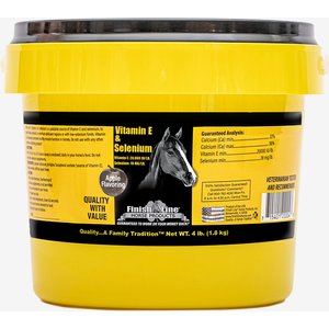 Finish Line Vitamin E & Selenium Horse Supplement, 4-lb bucket