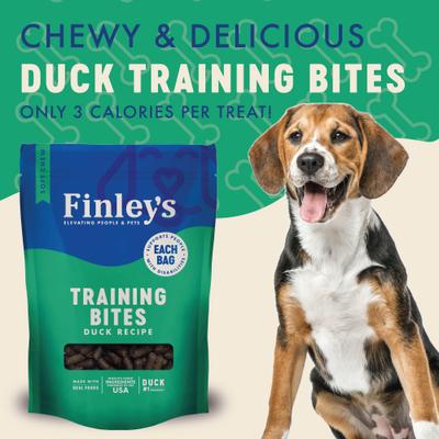 Show full view: Finley's Barkery Duck Recipe Soft Chew Training Bites Dog Treats, 16-oz bag slide 5 of 9