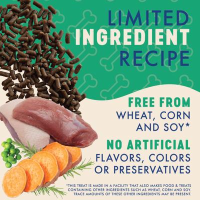 Show full view: Finley's Barkery Duck Recipe Soft Chew Training Bites Dog Treats, 16-oz bag slide 6 of 9