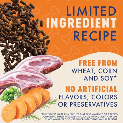 Show full view: Finley's Barkery Lamb Recipe Soft Chew Training Bites Dog Treats, 16-oz bag slide 5 of 9