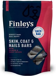 Finley's Skin, Coat & Nails Soft Chew Benefit Bars Dog Treats, 16-oz bag
