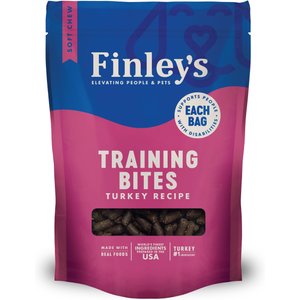 Finley's Turkey Recipe Soft Chew Training Bites Dog Treats, 16-oz bag