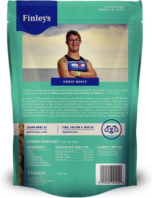 Show full view: Finley's Wheat-Free Blueberry & Coconut Crunchy Biscuit Dog Treats, 12-oz bag slide 3 of 10