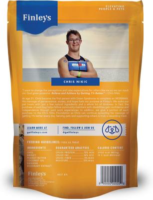 Show full view: Finley's Wheat-Free Peanut Butter & Banana Crunchy Biscuit Dog Treats, 12-oz bag slide 3 of 10