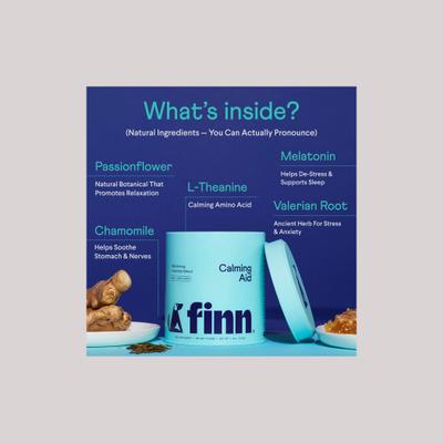 Show full view: Finn Allergy & Itch Beef Liver Flavored Soft Chew Allergy, 90 count + Calming Aid Soft Chew Dog Supplement, 90 count slide 8 of 9