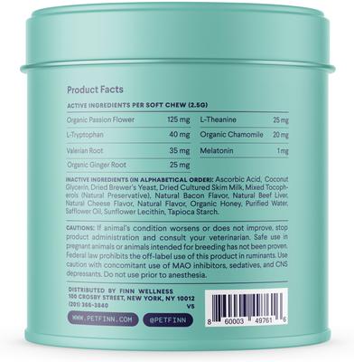 Show full view: Finn Calming Aid Soft Chew Dog Supplement, 90 count slide 4 of 11