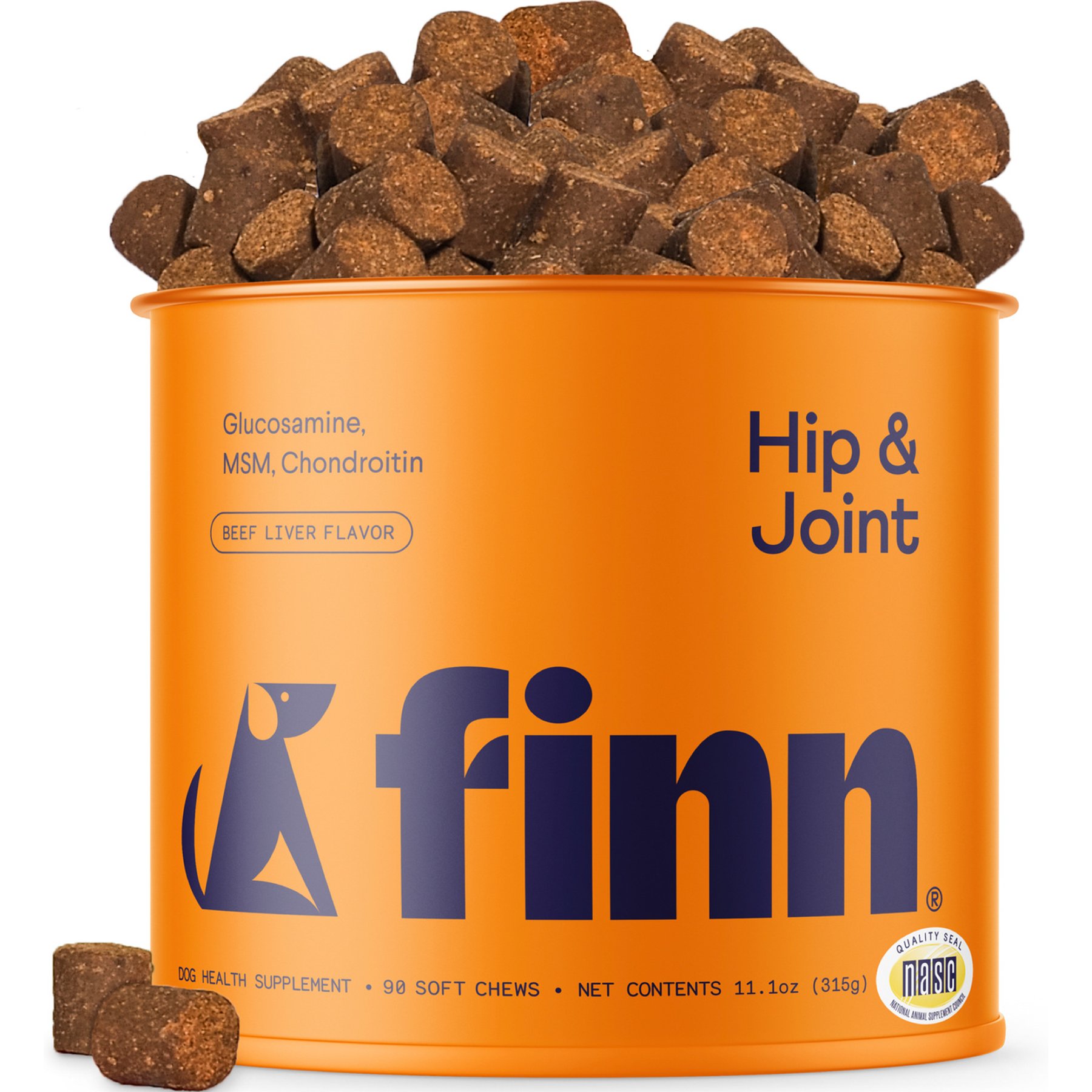 Finn Hip & Joint Dog Supplement, 90 count