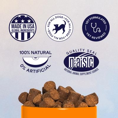 Show full view: Finn Hip & Joint Dog Supplement, 90 count slide 7 of 12