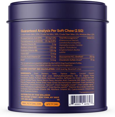 Show full view: Finn Multi Vitamin Dog Supplement, 90 count slide 4 of 12