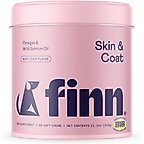 Finn Skin & Coat Wild Alaskan Salmon Oil Dog Supplement, 90 count