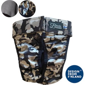 FinNero BRENDA Hygiene Pants Washable Female Dog Diaper, Camo, S