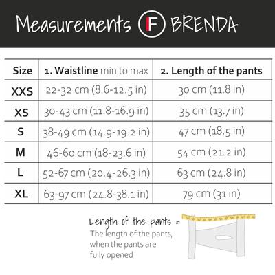 Show full view: FinNero BRENDA Hygiene Pants Washable Female Dog Diaper, Grey, X-Small slide 7 of 9