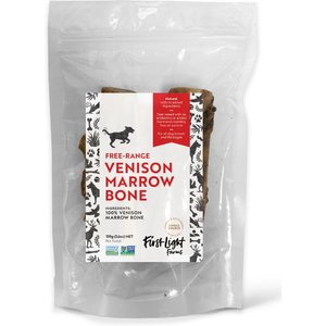 First Light Farms Venison Marrowbone Free Range Dog Bones, 5.6-oz bag