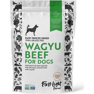First Light Farms Wagyu Beef 100% Grass Fed Raw Freeze-Dried Dog Food, 24-oz bag
