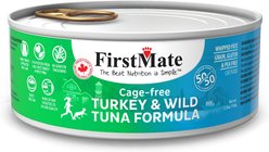 Firstmate 50/50 Turkey & Tuna Formula Grain-Free Canned Cat Food, 5.5-oz, case of 24 slide 1 of 4