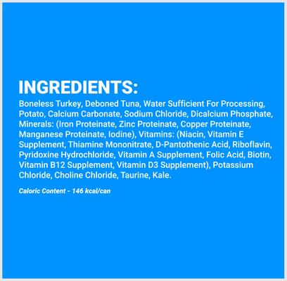 Show full view: Firstmate 50/50 Turkey & Tuna Formula Grain-Free Canned Cat Food, 5.5-oz, case of 24 slide 3 of 5