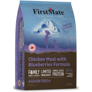 Firstmate Chicken Meal with Blueberries Formula Limited Ingredient Diet Grain-Free Dry Cat Food, 10-lb bag