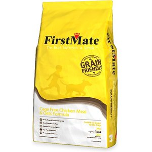 Firstmate Grain Friendly Cage Free Chicken Meal & Oats Formula Dog Food, 5-lb bag