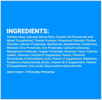 Show full view: Firstmate Grain Friendly Cage Free Chicken Meal & Oats Formula Dog Food, 5-lb bag slide 3 of 6