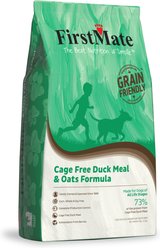 Firstmate Grain Friendly Cage Free Duck Meal & Oats Formula Dry Dog Food, 5-lb bag